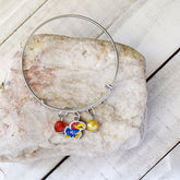 Fan Frenzy Gifts Kansas Jayhawks Officially Licensed Bangle Bracelet